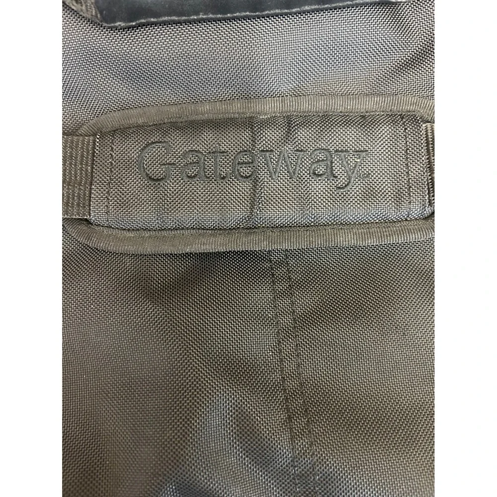 Vintage Gateway Laptop Bag Briefcase Messenger Shoulder Strap Black GTWNTLI-001